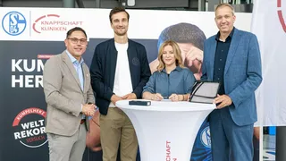 Die Initiatoren von Kumpelherz bei der Vorstellung des Projekts
