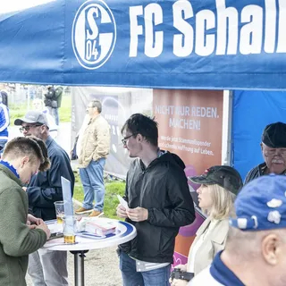 Andrang am Stand der DSD.