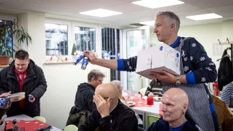 Frank Baumann im Regenbogenhaus