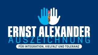 Logo der Ernst Alexander Auszeichnung für Integration, Vielfalt und Toleranz